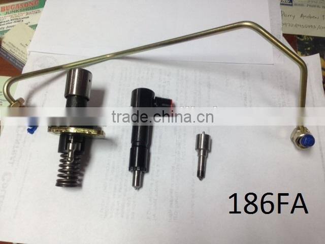 China best quality agricutural machinery of oil injector assy and oil pump assy, 186FA R180 oil injector assy and oil pump assy