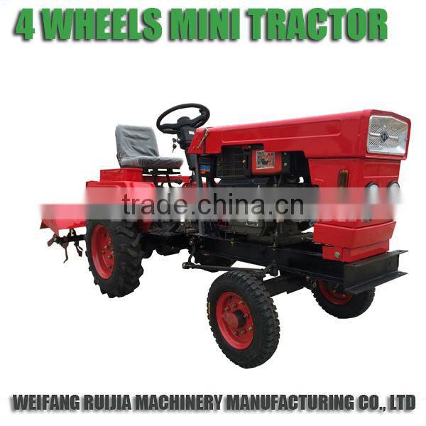 Hot sale China good quality mini tractors with tractor parts ! Tractor price list of mini farm tractor 12hp !