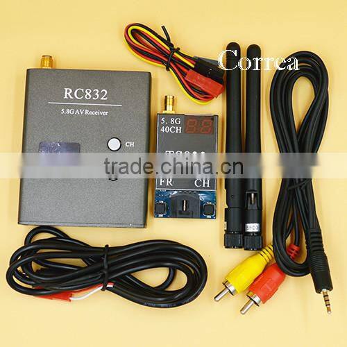 Original NEW TS832 VTX RC832 VRX Combo with RaceBand 5.8GHz 40CH 600mW FPV Transmitter and Receiver