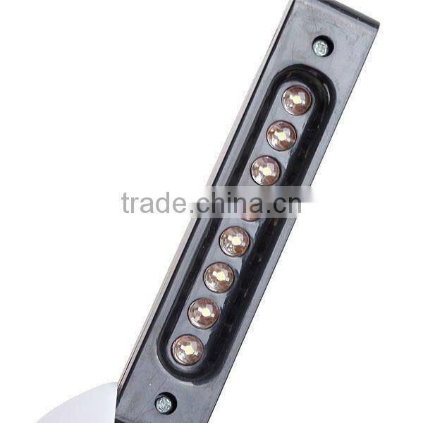 2in1 Portable LED Flashlight Torch Mini Table Desk Reading Lamp Light 11 LEDs