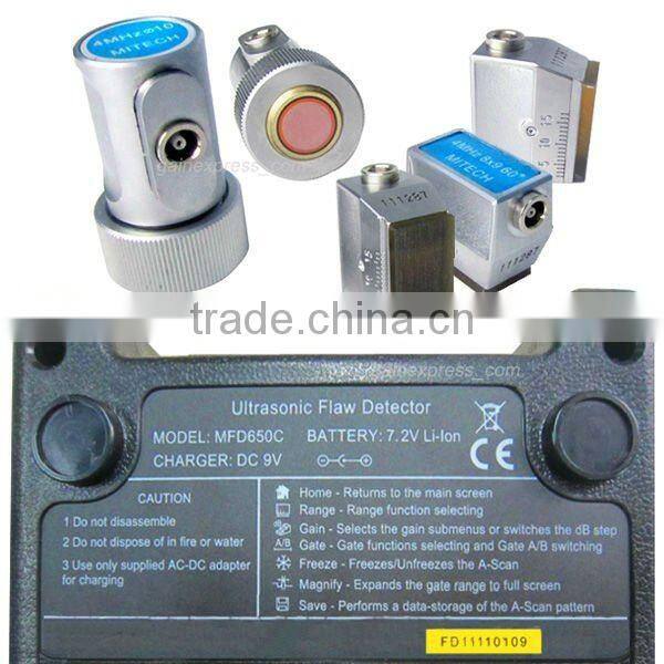0~9999mm Defectoscope / Portable Mitech MFD-650C Portable Ultrasonic Flaw Detector