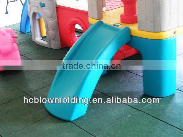 Plastic slide for kids ,foldable indoor slide, plastic sliding toys blowing