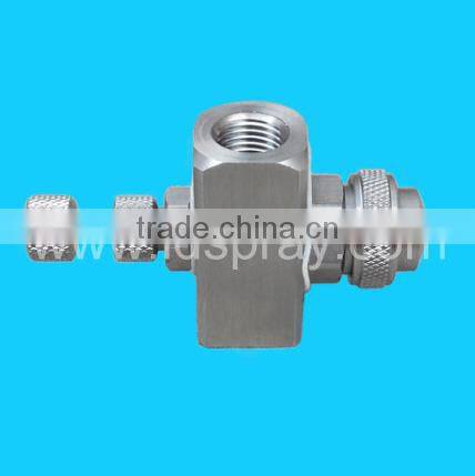 Stainless steel SS flexible air atomizing fine spraying nozzle