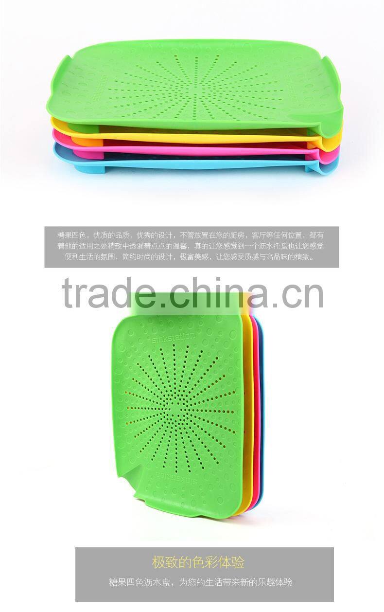 utility kitchen vegetable draining storage tray