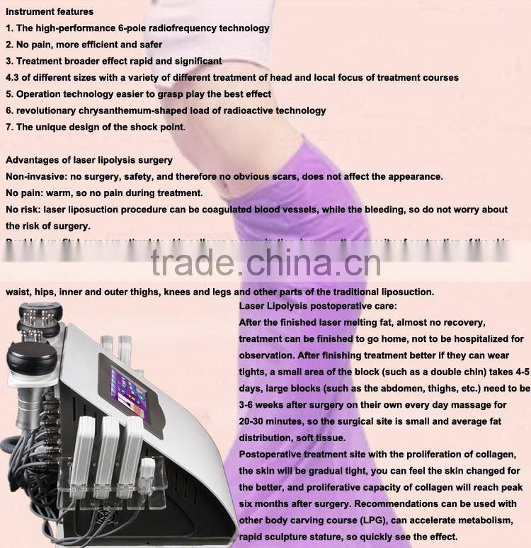 Factory price weight loss cavitation machinefat & weight loss body massage vibrator machine