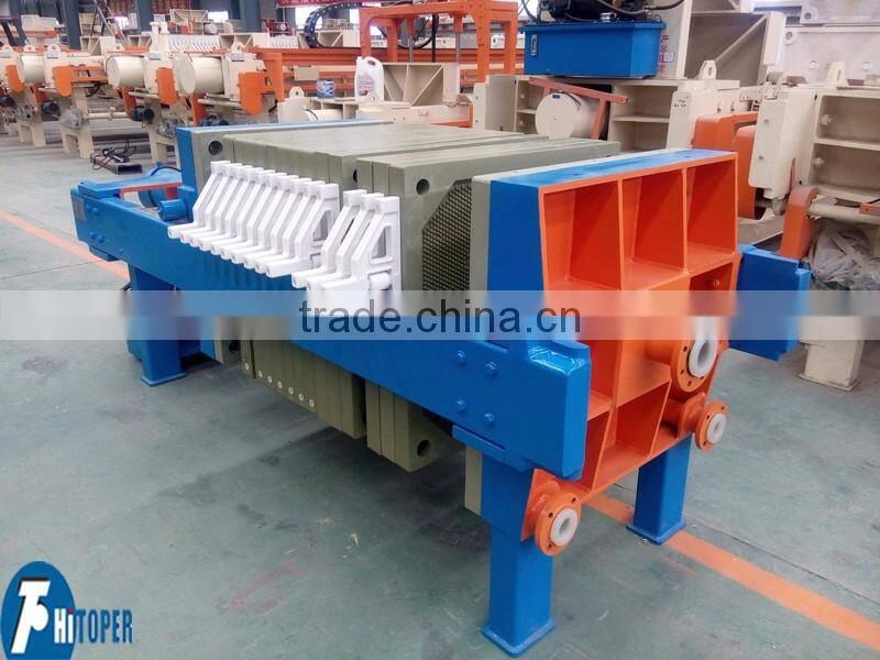 Lower moisture open diaphragm press filter