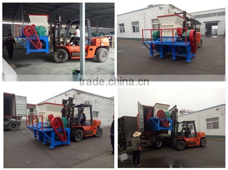 plastic double axis shredder machine