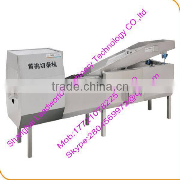 professional and hot sale canned fruit production/processing line yellow peaches cutting machine