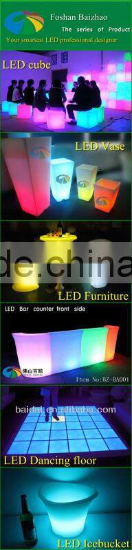 LED flower pot snake shape