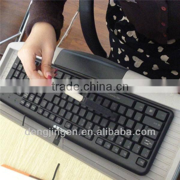 Low-density Flexible Durable Oil Painting Yellow Color Paint Foam Roller Brush