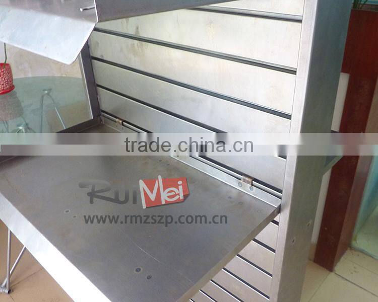 useful metal shopping mall display stand