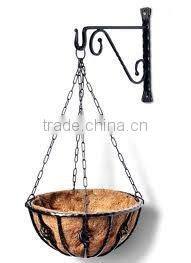 METAL WALL-HUNG HANGING BASKET HOOK