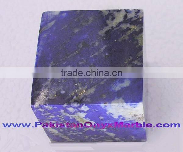 MANUFACTURER AND EXPORTERS NATURAL COLOR UNIQUE DESIGN Best Quality CUBES PAPER WEIGHT LAPIS LAZULI HANDICRAFTS
