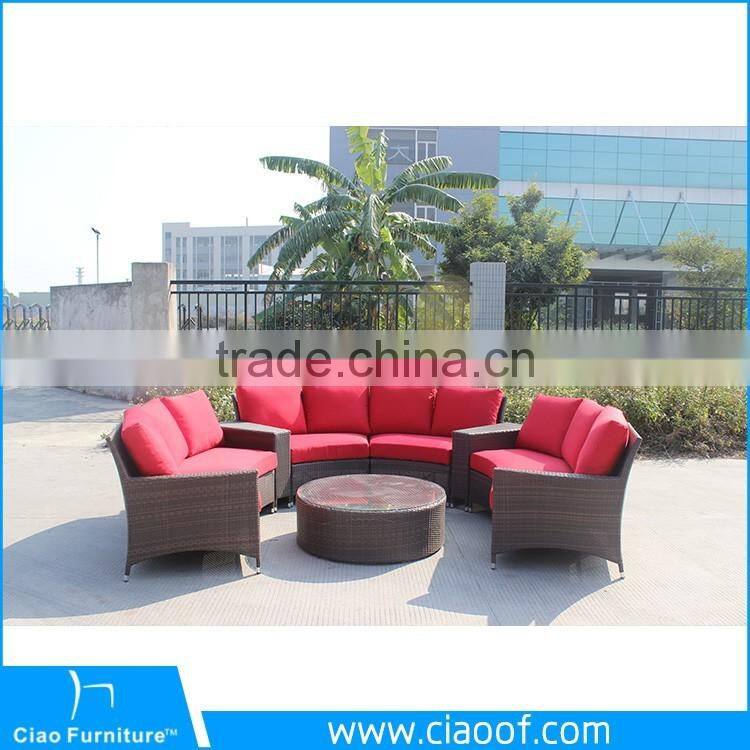 Factory Directly French Style Cheap Garden Corner Sofa