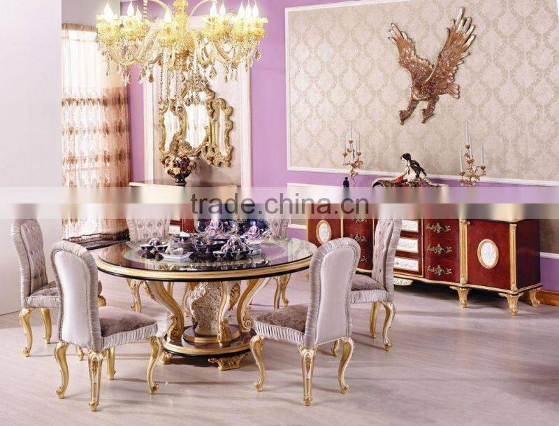 Luxury European Victorian Style Living Room Beige Sofa Set/Fancy Palace Wood Carving Tufted Button Fabric Sofa With Cushions