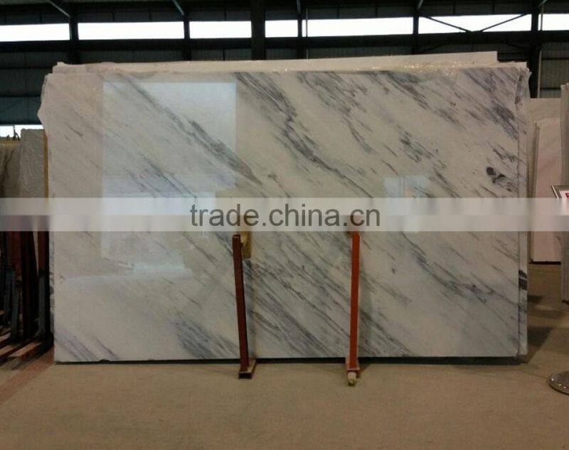 Blue sky white marble slabs tiles factory directly sale