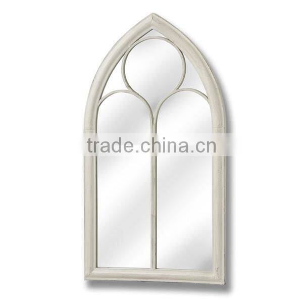 Simple Line Rustic Decorative Iron Mirror Wall