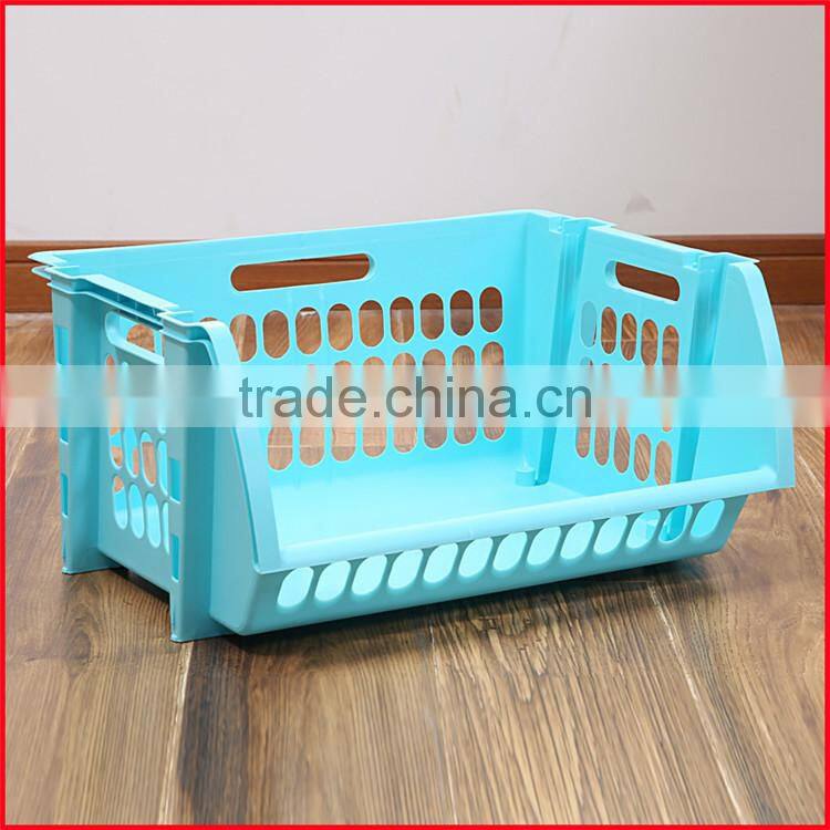Plastic Single Stacking Stackers Storage Baskets Veg Rack Vegetable