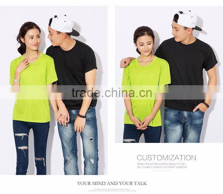 100 Cotton Fabric T-Shirts Cheap Screen Print T-Shirt Printing