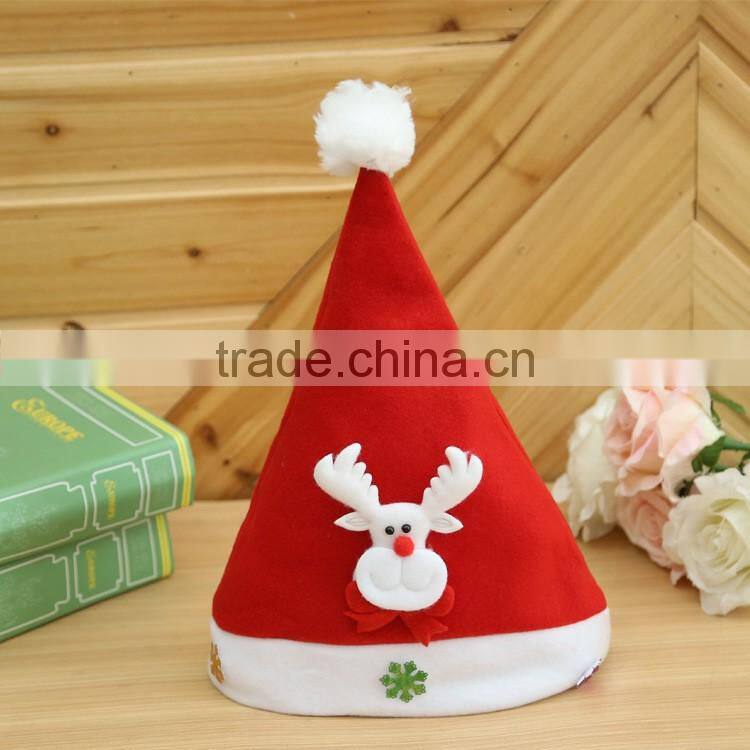 Christmas hat 2016 Santa Claus Christmas Decoration Hat Red And White Party Hats Holiday