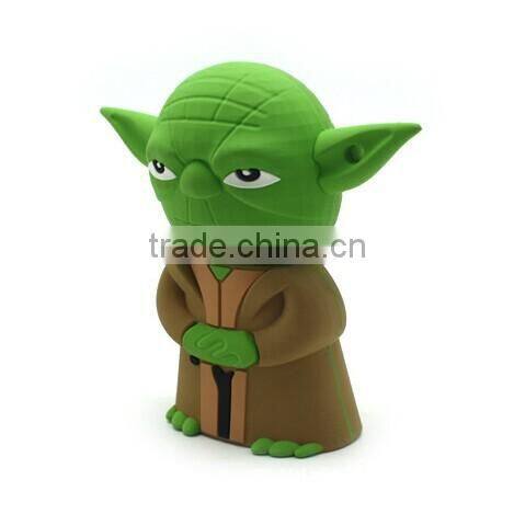 5200mAh cartoon pvc power bank for smartphone