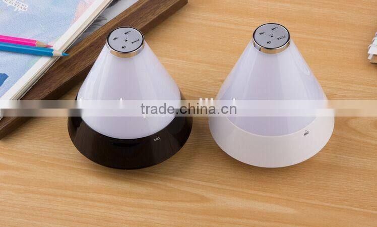 2015 LED Colorful LED Light Bluetooth Speaker 360 Degree Super Bass 3D Sound BT Speaker With FM Radio
