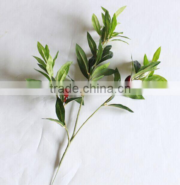 CHY600917 Cheap price olive tree leaves,olive tree branches for olive tree decoration