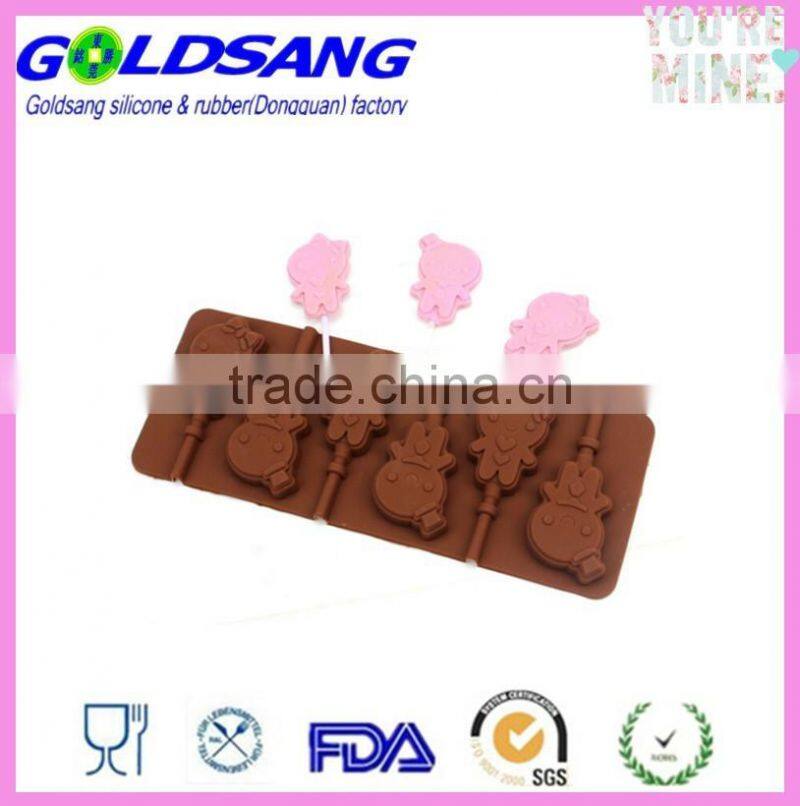 FDA grade Chocolate Cake Decorating Silicone Molds Candy Tools