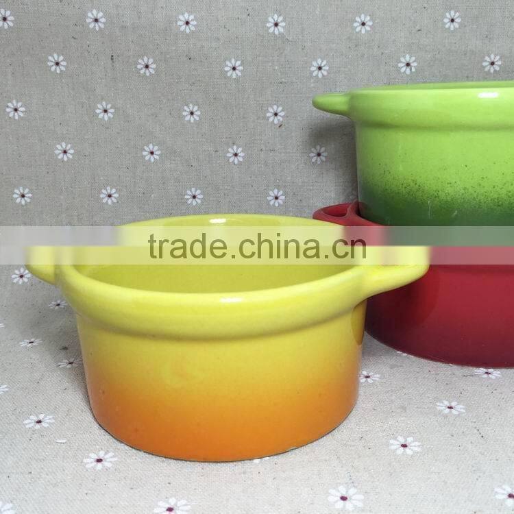 Wholesale stocked korean Ceramic decorative salad bowls
