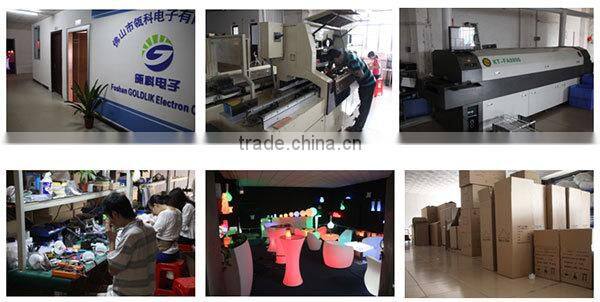 Music Players Link in LED illuminated bar counter table