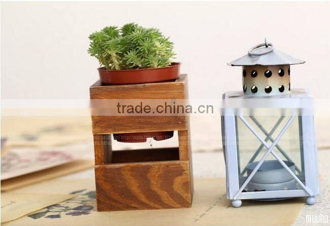 do old zakka wooden pen container or sundry box