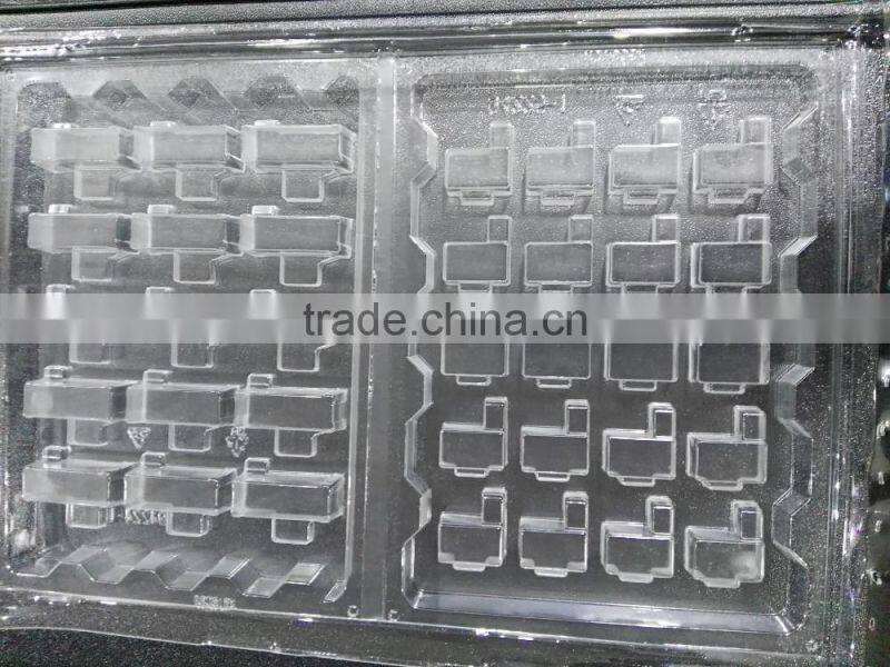 free sample Antistatic ESD thermoformed plastic tray for electronics,Thermoformed PS packing toy trays