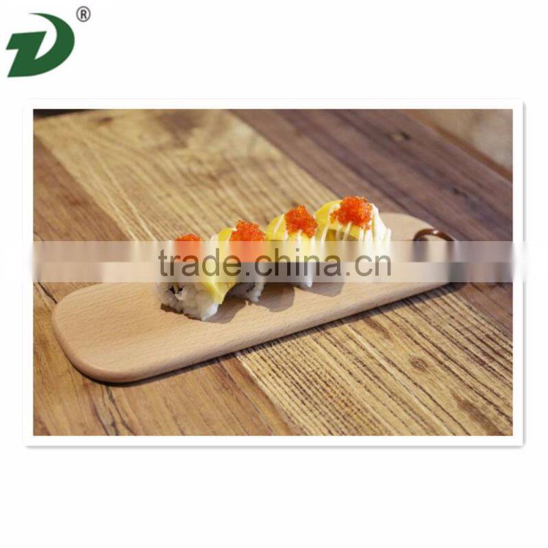 Wholesale Wood Tea And Coffee Food Tray Long Bread Serving Tray