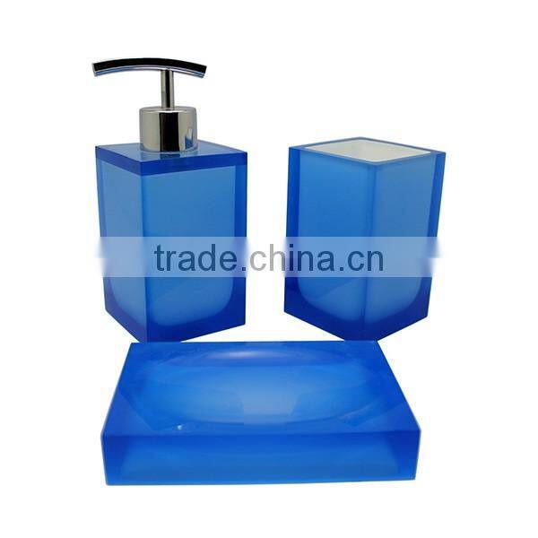 Novel and eco-friendly nature stone black bathroom accessories set toothbrush holder