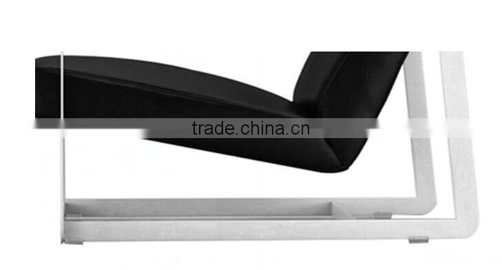 Modern metal base designer french arm chair