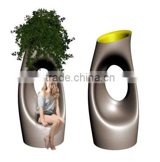 Modern large frp planter