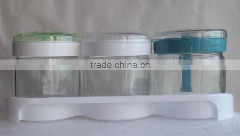 110z 330ml Amazing glass storage jars set