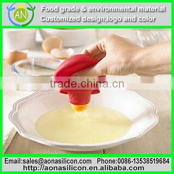 egg yolk and white separator,egg splitter,silicone yolk out egg separator