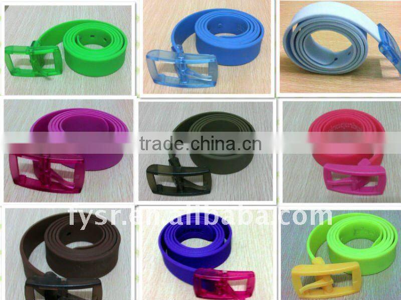 2016 Unisex Fashion Colorrubber Golf Silicone Belt