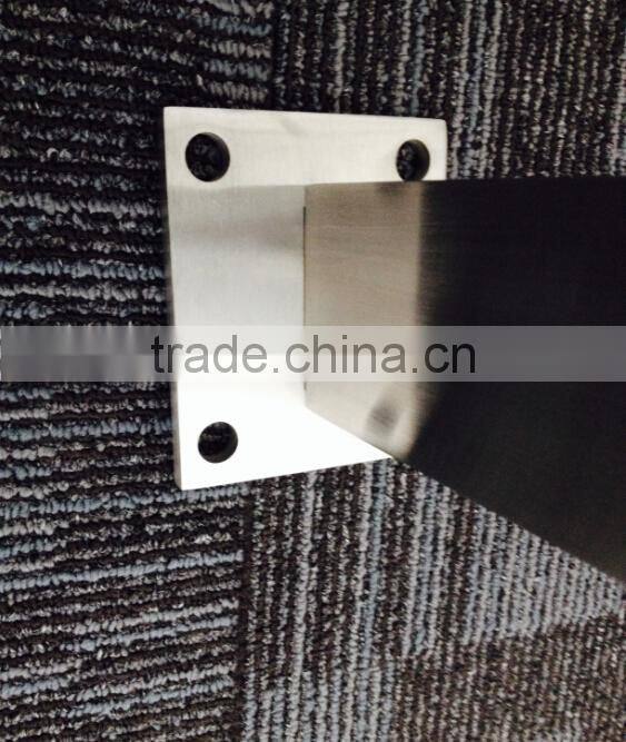 JINXIN stainless steel railing_mini post balcony design spigot for glass pooling fence