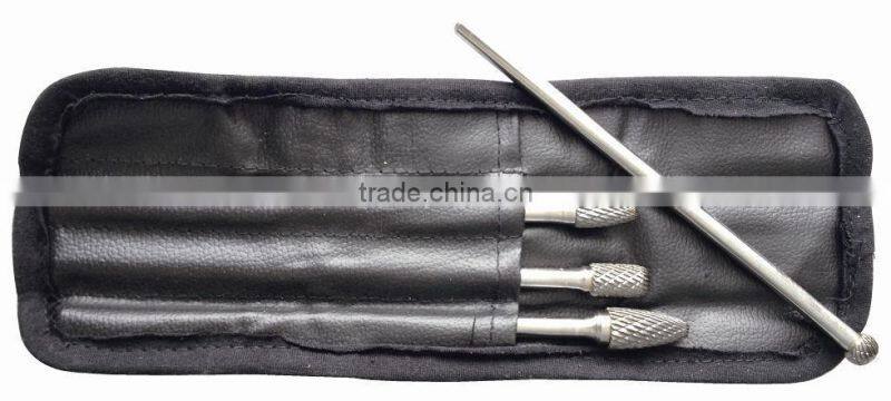 Tungsten carbide rotary files/diamond carbide burr set for marble