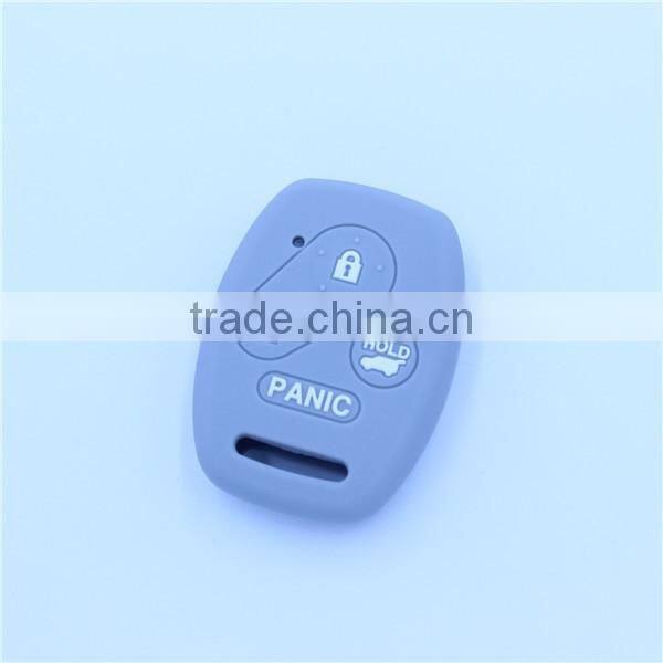 Protective silicone car key cover for honda 4 buttons