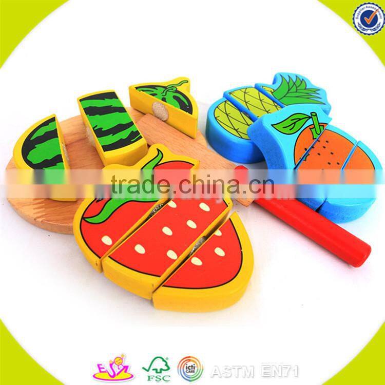 Wholesale hot sale high quality wooden tea toy set new popular pretend pink wooden tea set toy W10B048