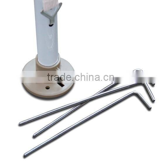 Gazebo Tent PE Pavillon 3X4m White Color