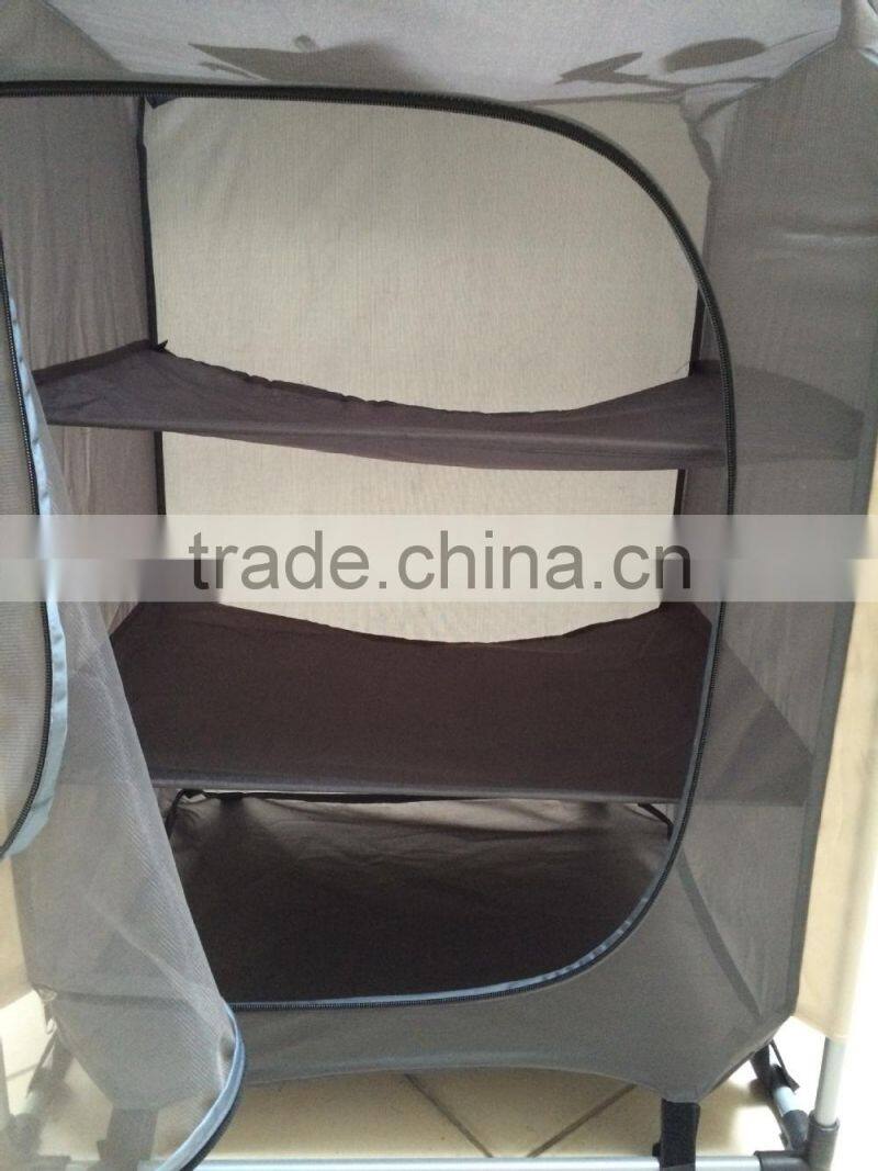 3 Tier Portable Camping cabinet with Storage