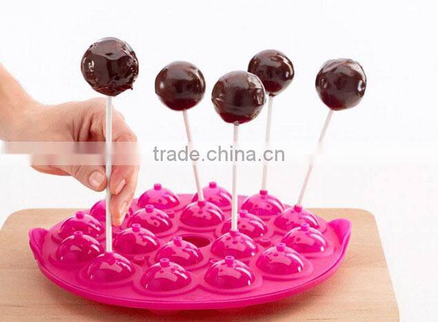 Silicone chocolate mould ball shape jelly cake mould cake decorating perforated baking tray