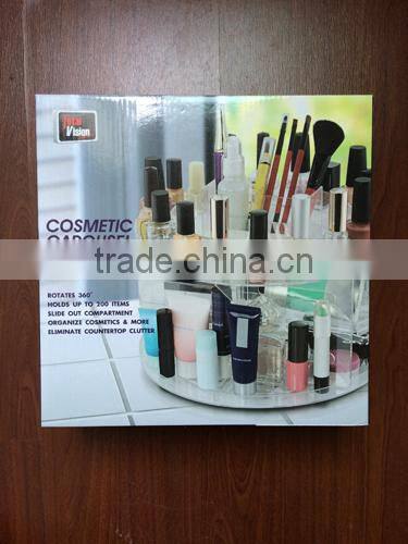 rotates 360 Cosmetics shelf