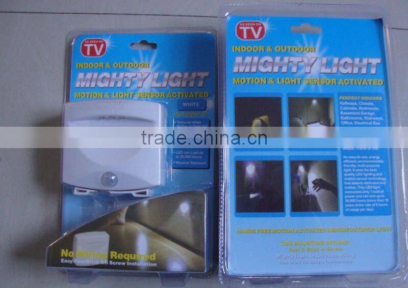 2014 newest as seen on tv indoor and outdoor sensor activated mighty light