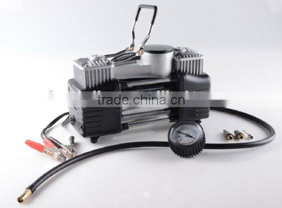 S30095 NEW Twin Cylinder Car/Outdoor Equipment Air Compressor - 12V 150PSI