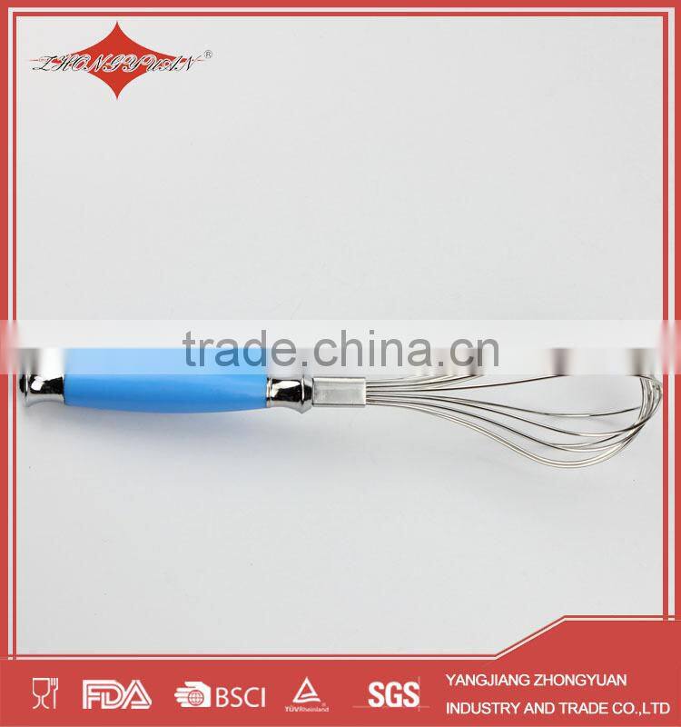 stainless steel kitchen egg whisk with ps handle